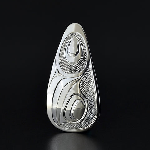 Abstract - Silver Pendant