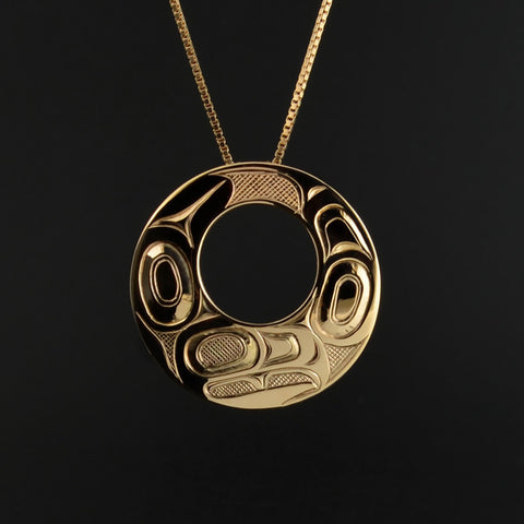 Eagle - 14k Gold Pendant