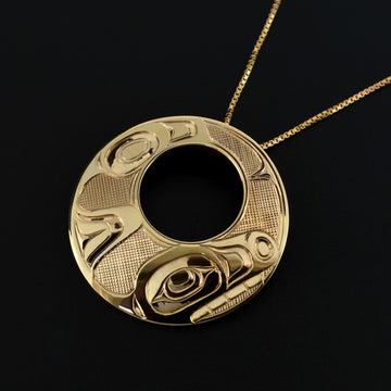 Killerwhale - 14k Gold Pendant