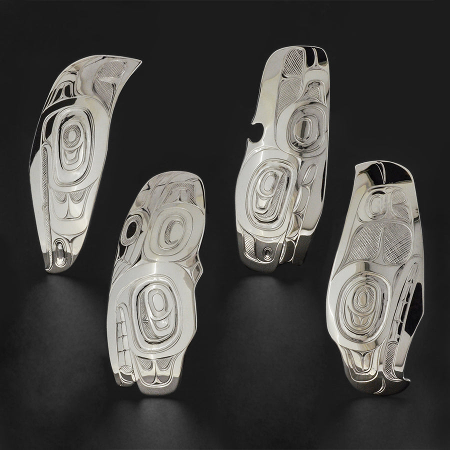 Killerwhale Crest - Silver Pendant