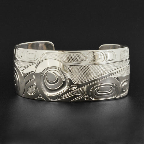 Hummingbird Transforming - Silver Bracelet