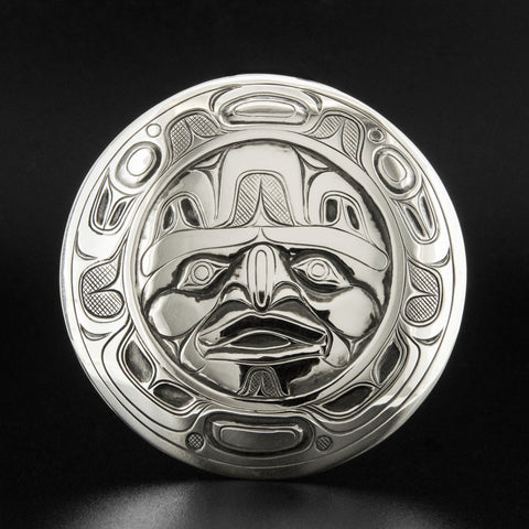 Nuxalk Moon - Silver Pendant