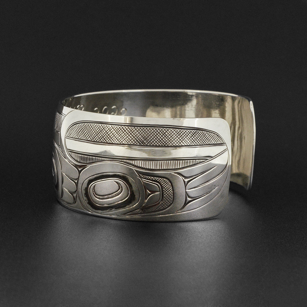 Wolf and Hawk - Silver Bracelet