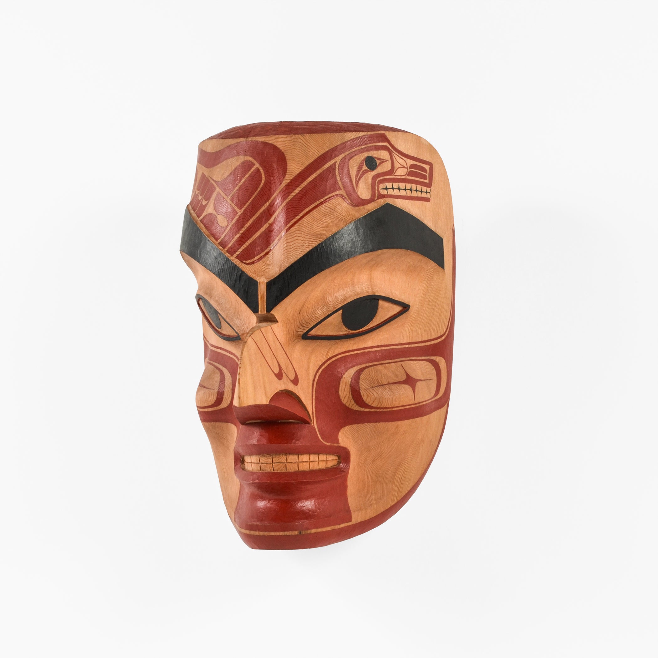 Thunderbird Transforming - Red Cedar Mask – Lattimer Gallery