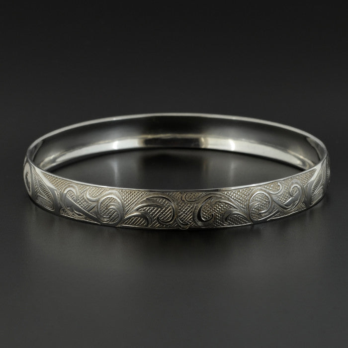 Hummingbird - Silver Bangle