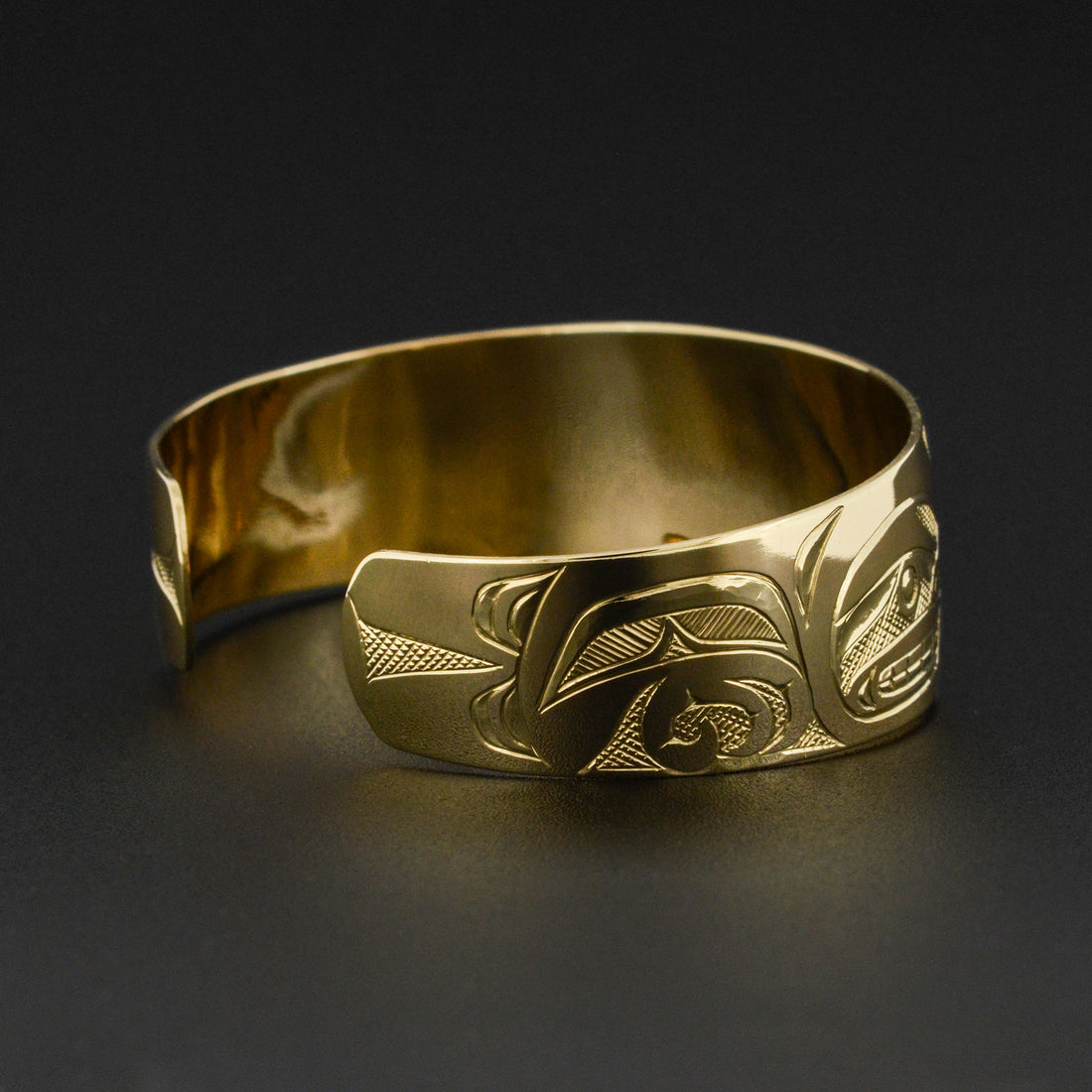 Raven and Light - 14k Gold Bracelet