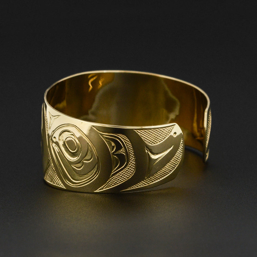Reverse Eagles - 14k Gold Bracelet