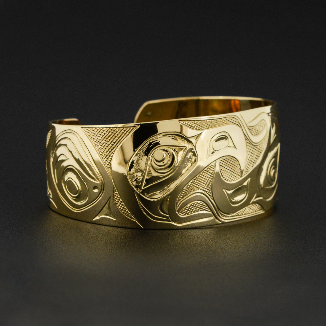 Reverse Eagles - 14k Gold Bracelet