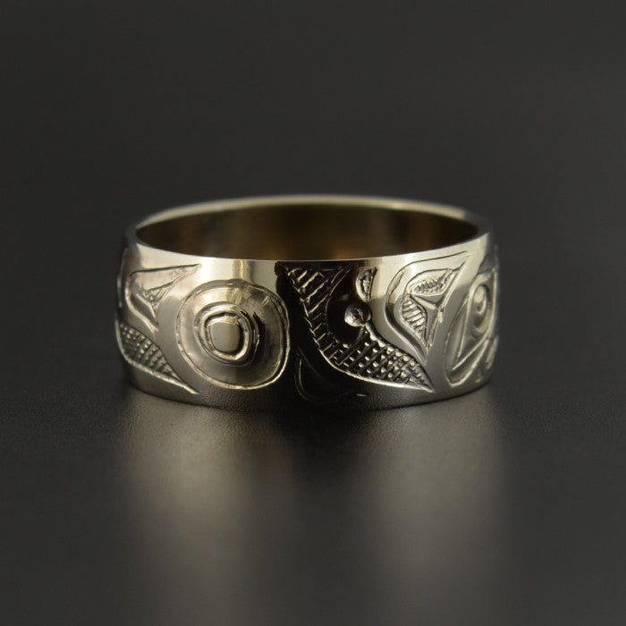 Thunderbird - 14k White Gold Ring