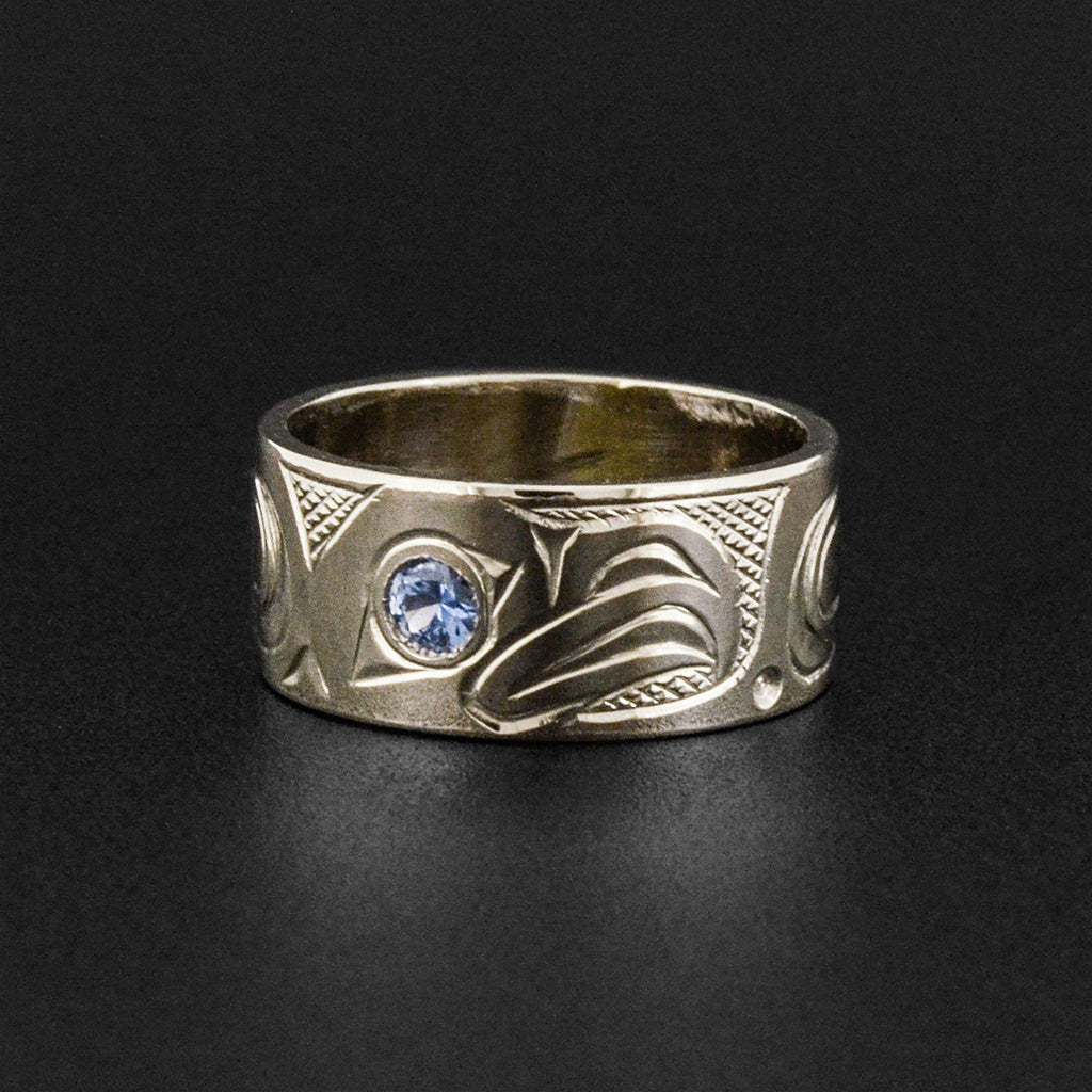 Eagle - Set of 14k White Gold Rings