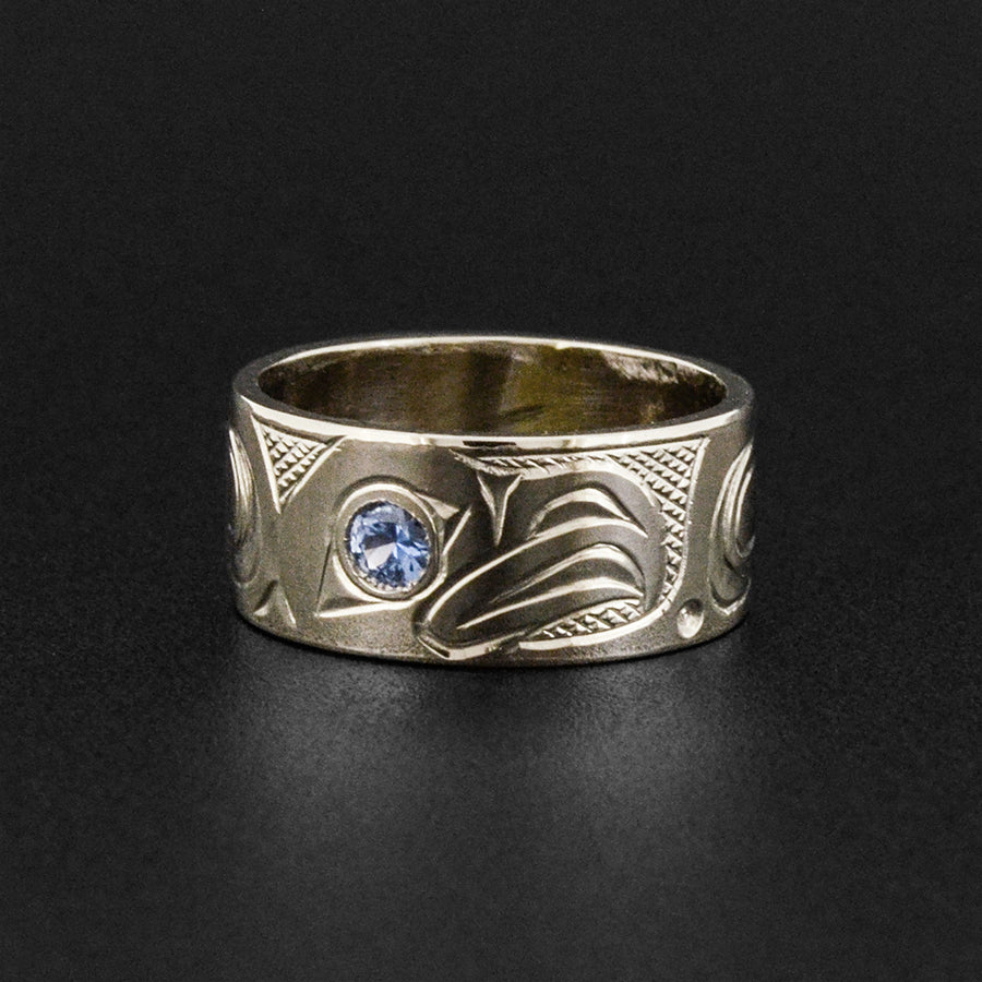 Eagle - Set of 14k White Gold Rings