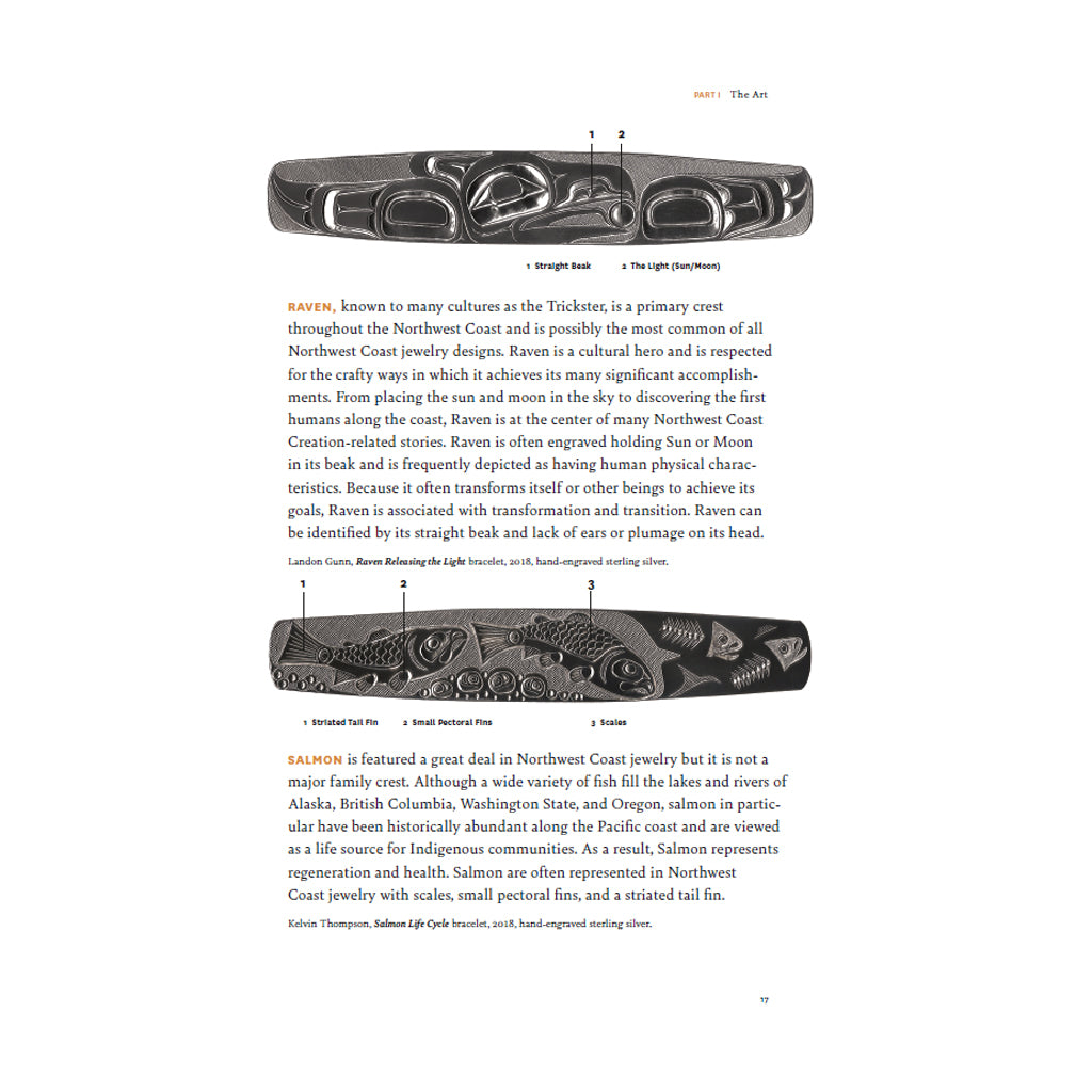 Salmon Life Cycle - Silver Bracelet