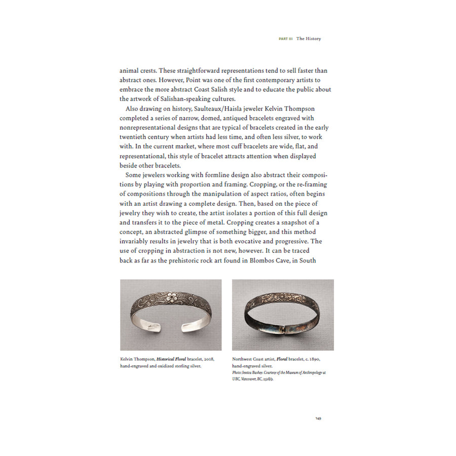 Historical Floral - Silver Bracelet