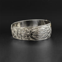 Hummingbird - Silver and 14k Gold Bracelet