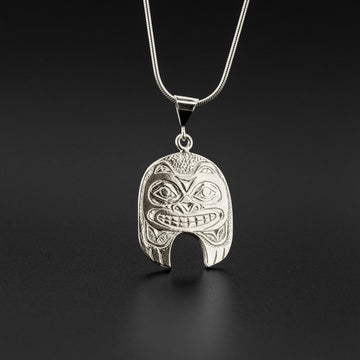 Bear - Silver Pendant