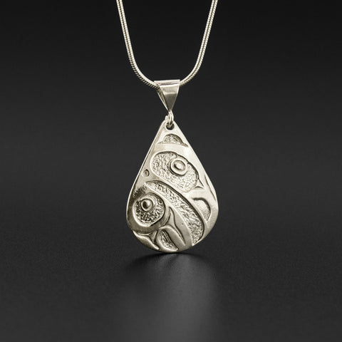 Raven - Silver Pendant