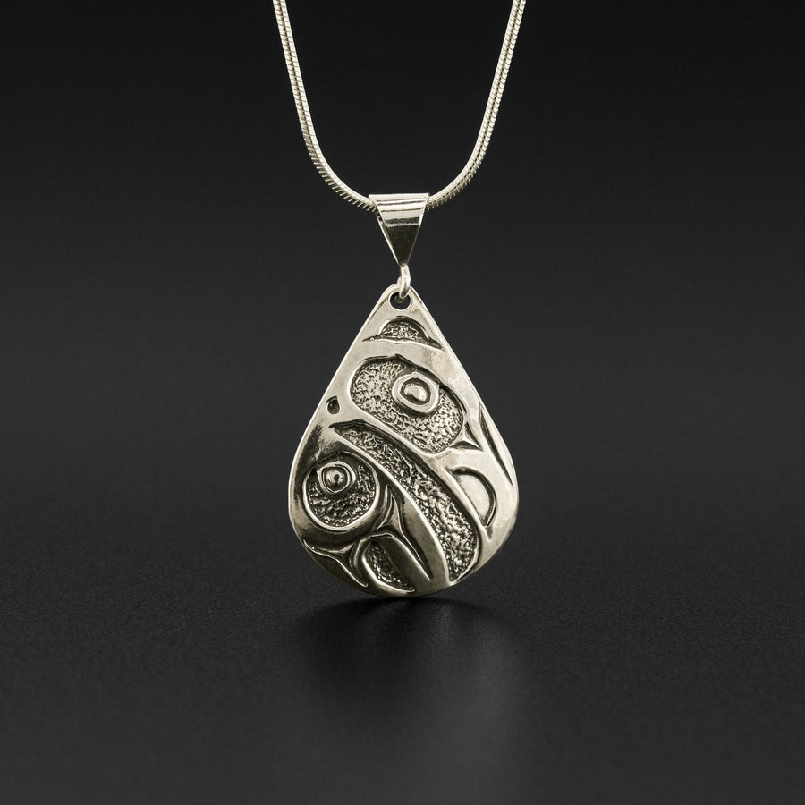 Raven - Silver Pendant