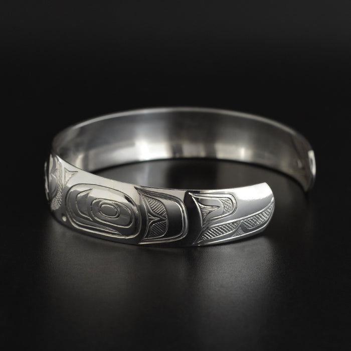 Raven and Eagle - Silver Bracelet