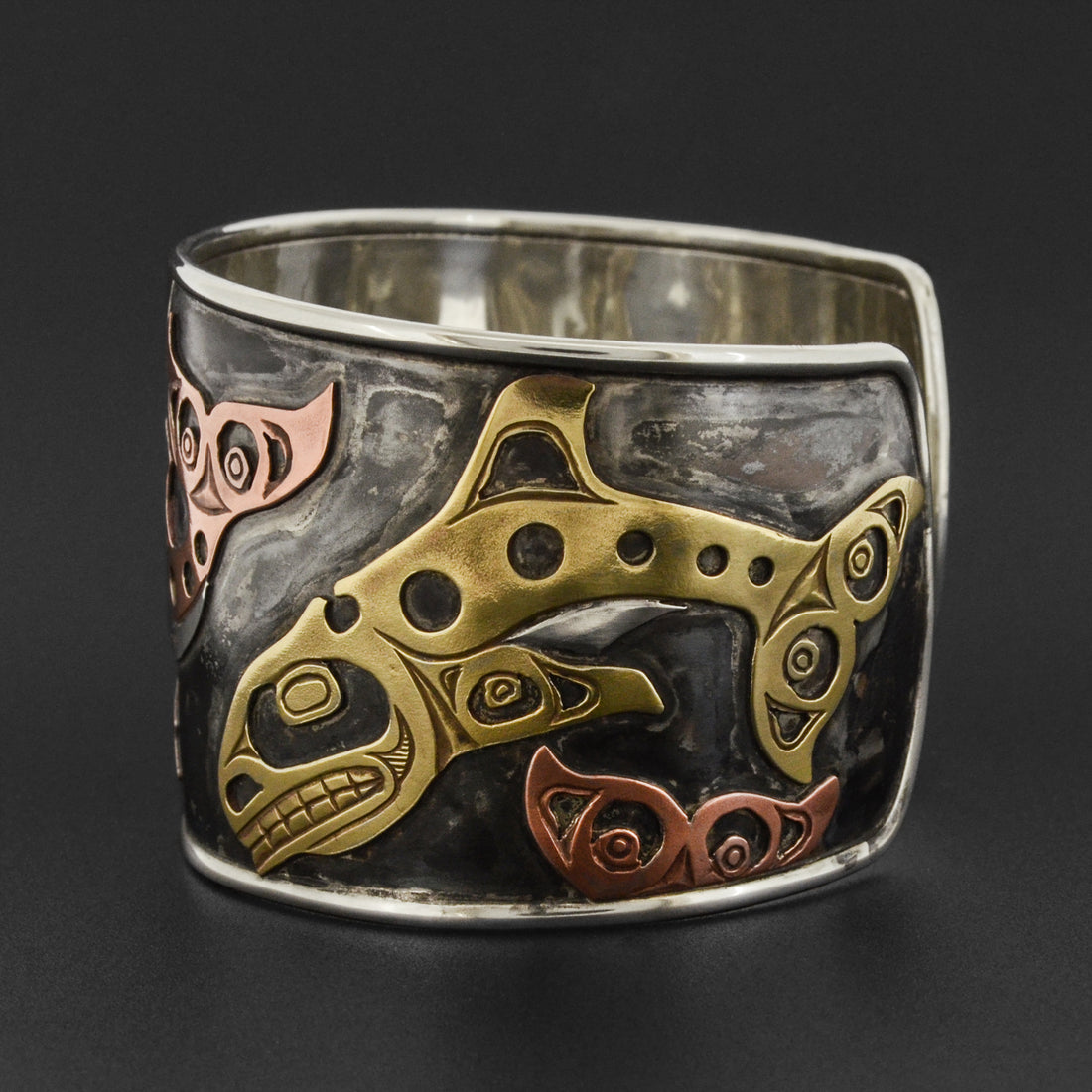 Pod of Killerwhales - Silver Bracelet
