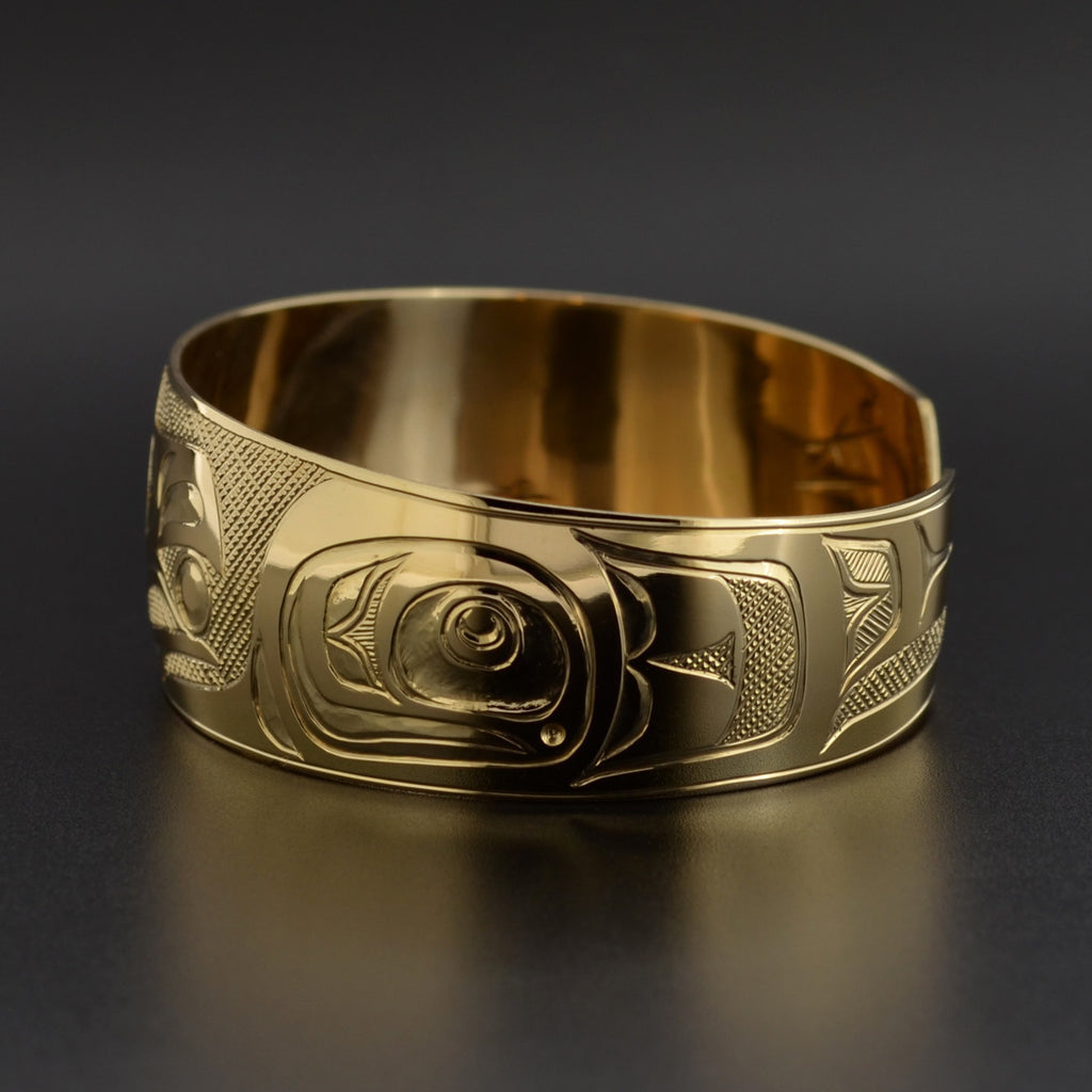 Raven and the Light - 14k Gold Bracelet – Lattimer Gallery