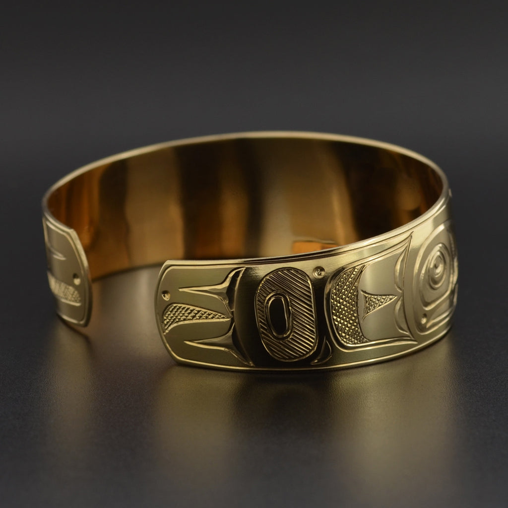 Raven and the Light - 14k Gold Bracelet – Lattimer Gallery