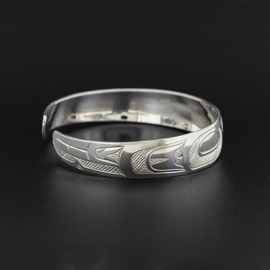 Raven and Light - Silver Bracelet