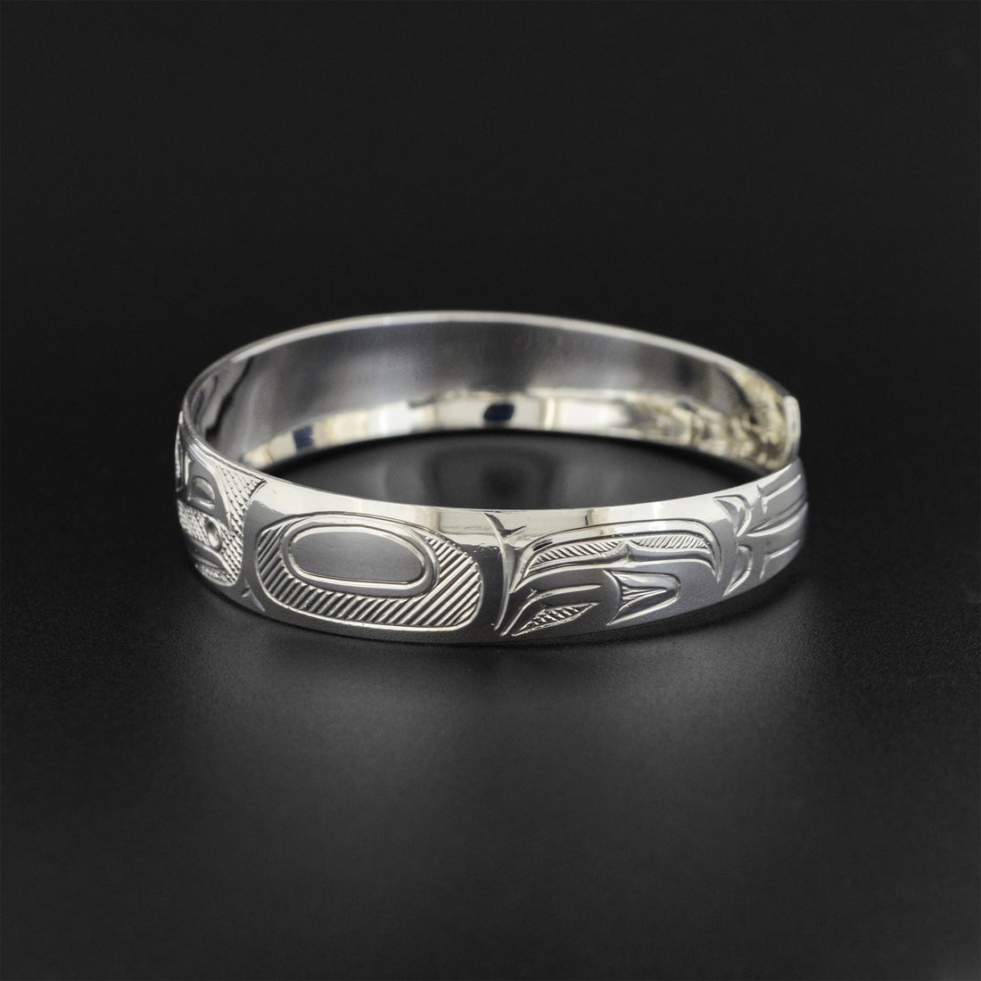 Raven and Light - Silver Bracelet