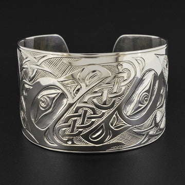 Ravens - Silver Bracelet