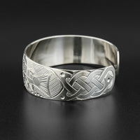 Salmon - Silver Bracelet