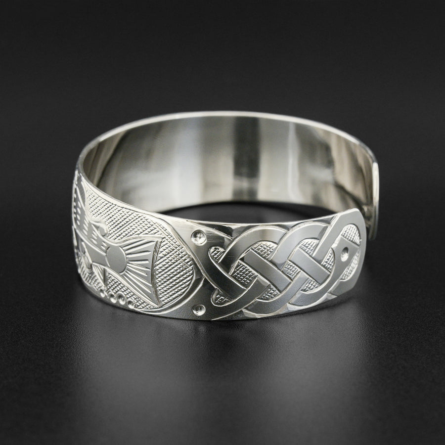 Salmon - Silver Bracelet