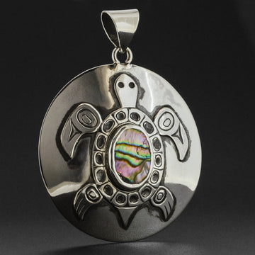 Turtles - Silver Pendant