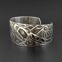 Killerwhales - Silver Bracelet