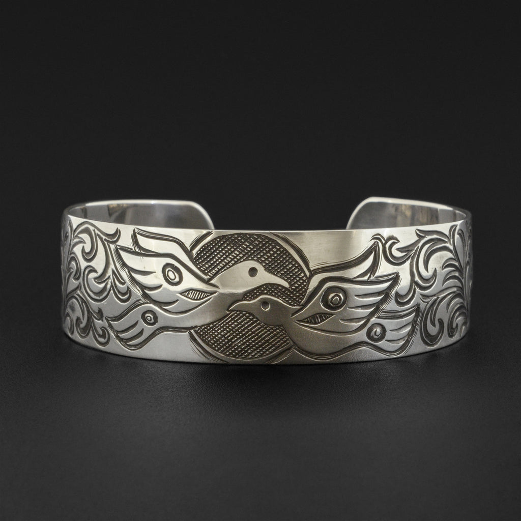 Doves - Silver Bracelet