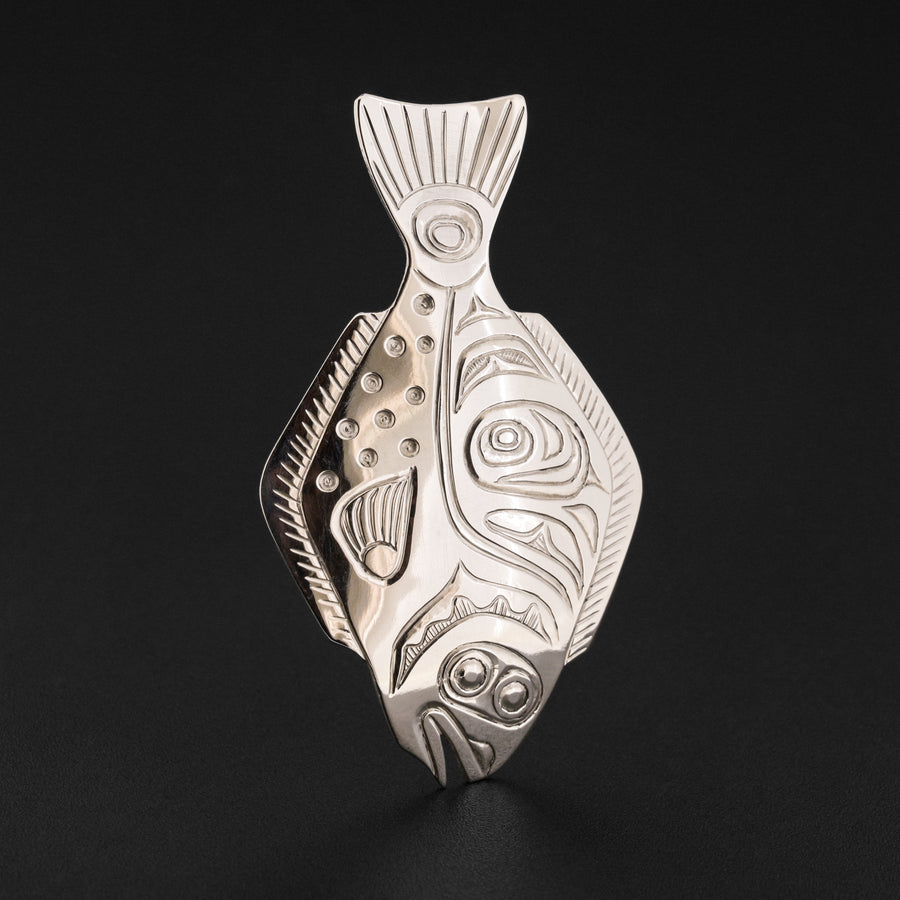 Halibut - Silver Pendant