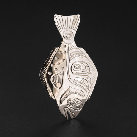 Halibut - Silver Pendant