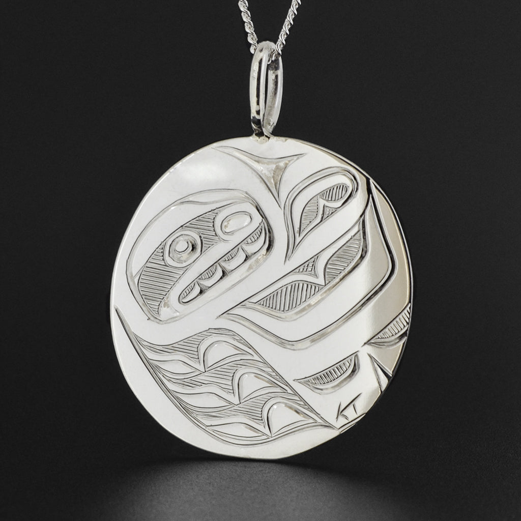 Raven - Silver Pendant