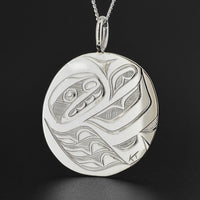 Raven - Silver Pendant