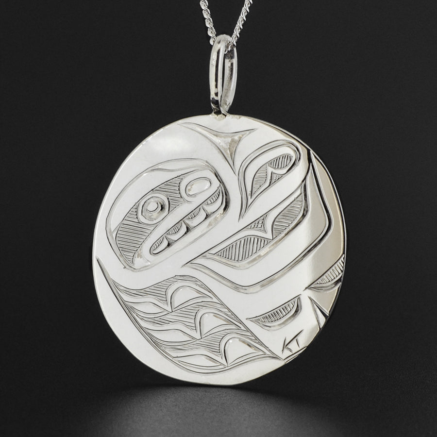 Raven - Silver Pendant