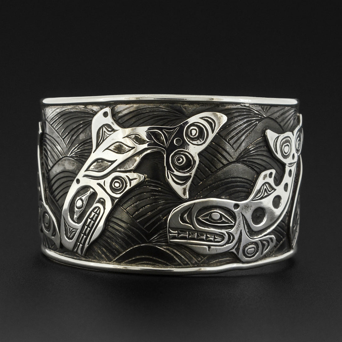 Killerwhales - Silver Bracelet
