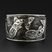 Killerwhales - Silver Bracelet