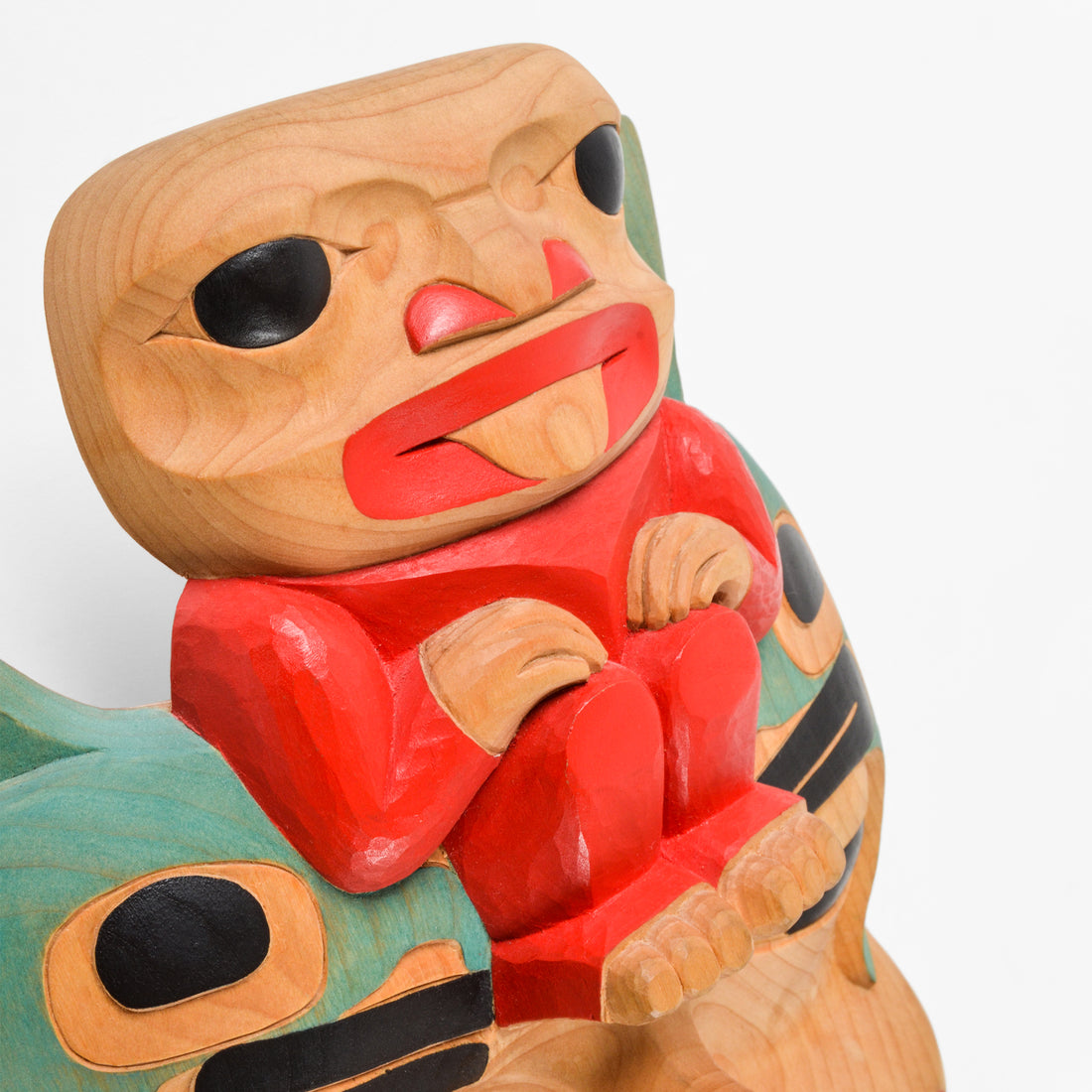 Eagle, Killerwhale, Human - Alder Mask