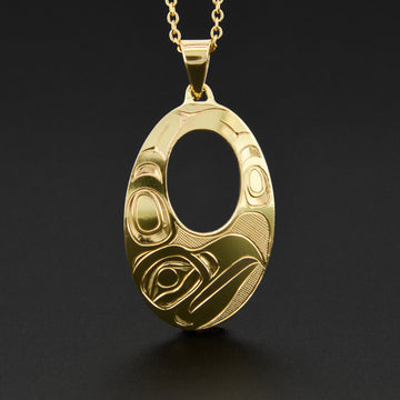 Eagle - 14k Gold Pendant