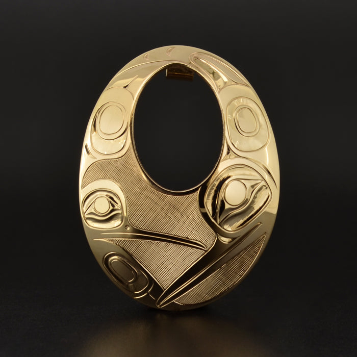 Hummingbirds - 14k Gold Pendant