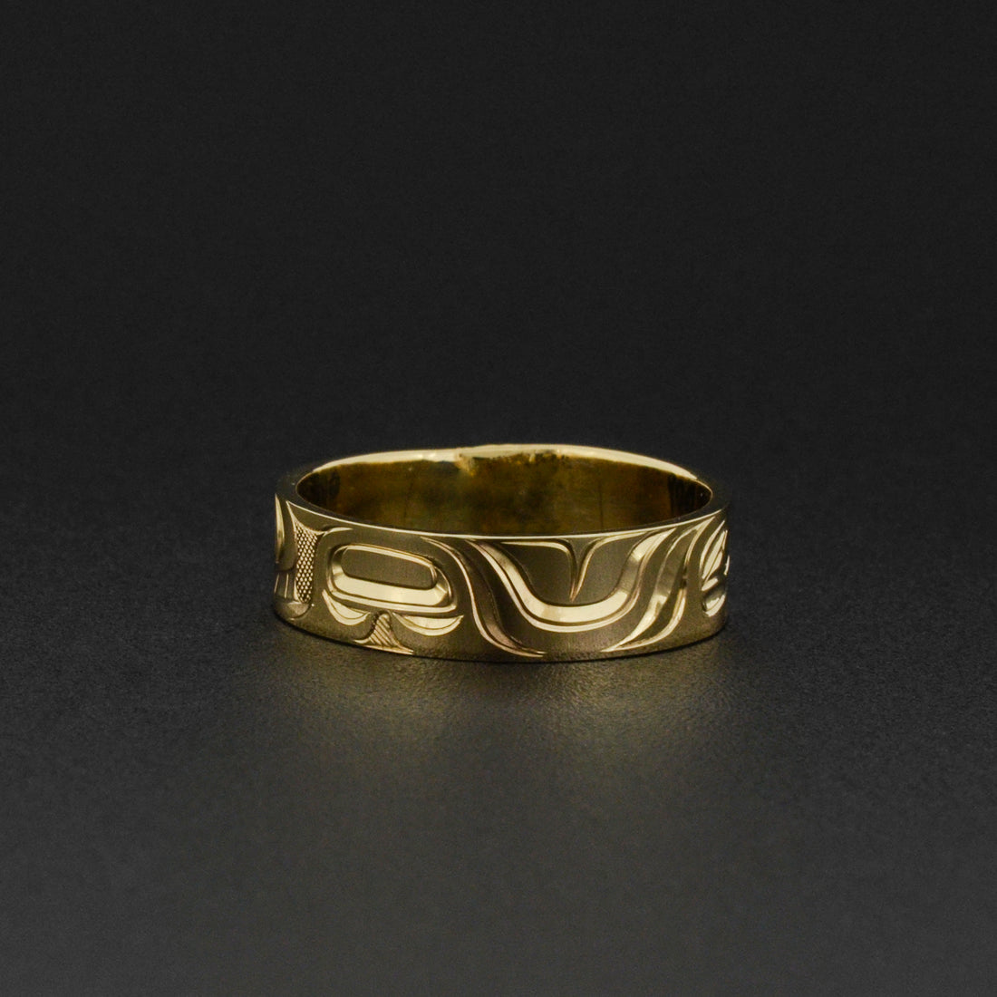 Two Killerwhales - 14k Gold Ring