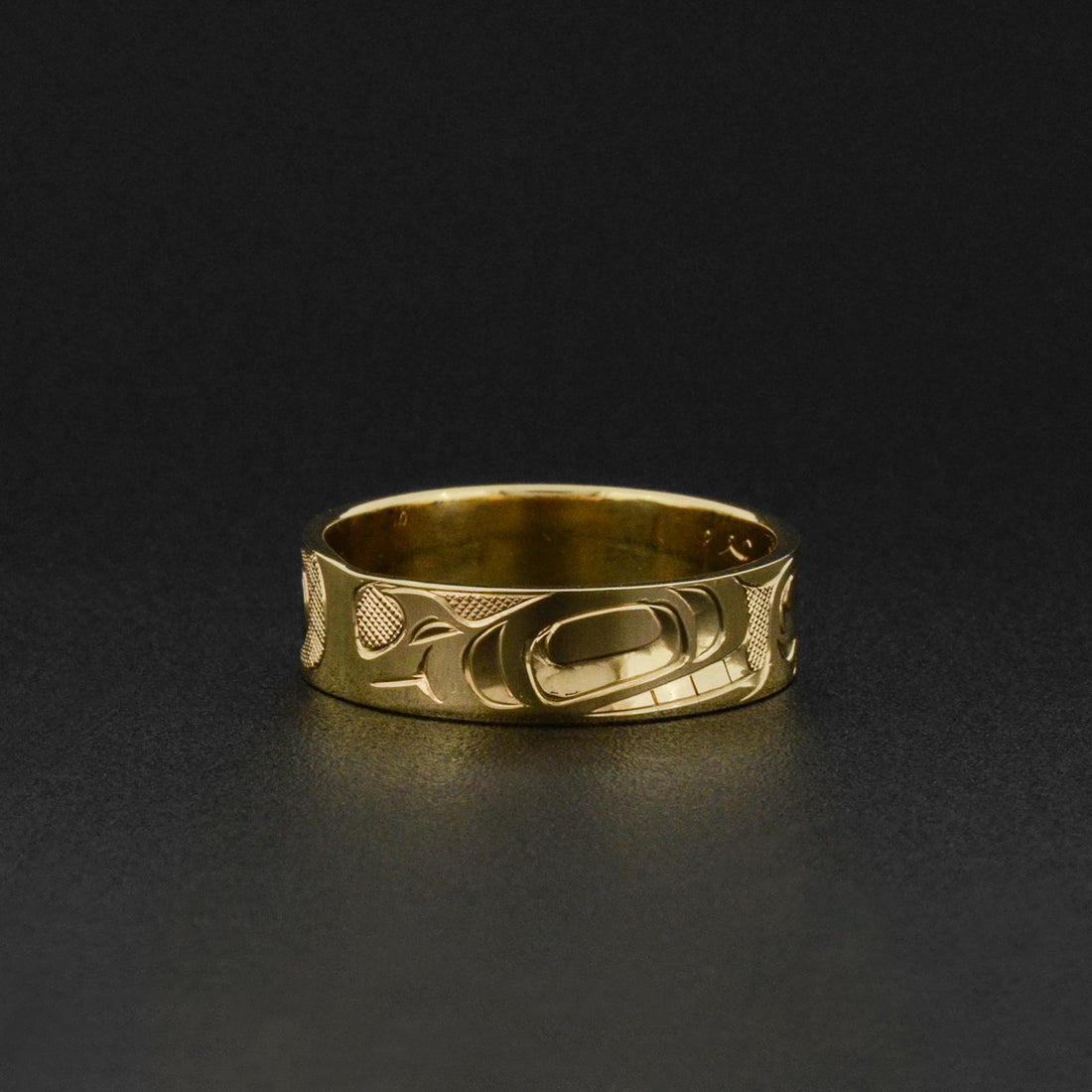 Two Killerwhales - 14k Gold Ring
