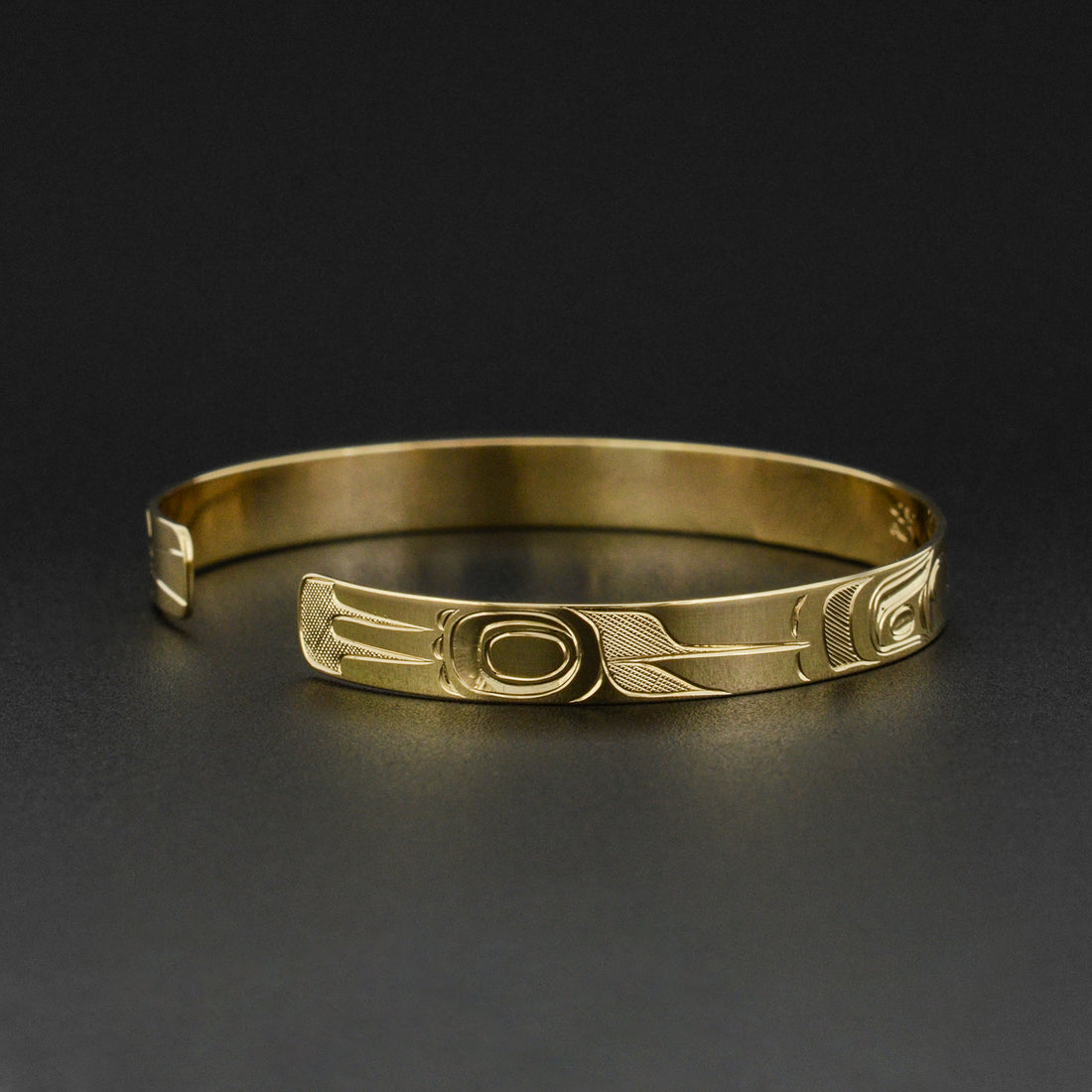 Raven and Eagle - 14k Gold Bracelet