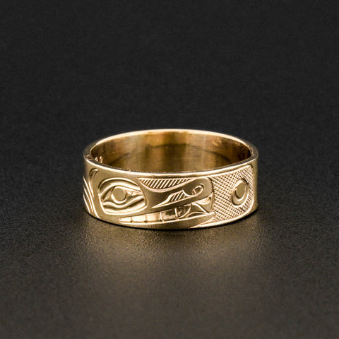 Wolf - 14k Gold Ring