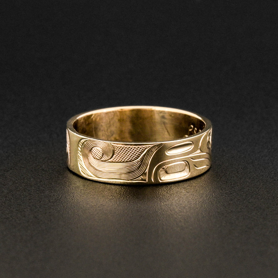 Wolf - 14k Gold Ring