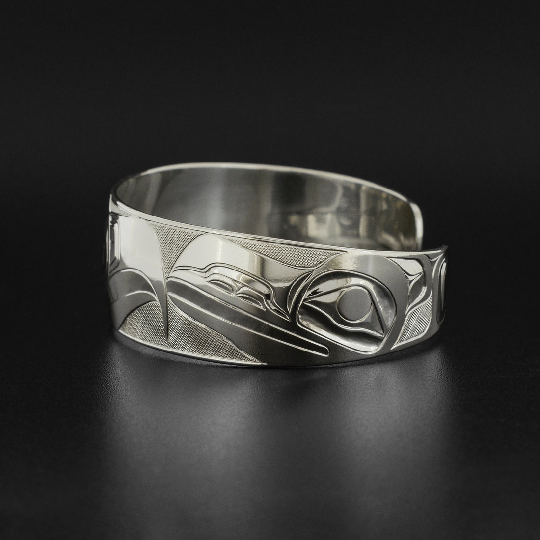 Eagle and Raven - Silver Bracelet