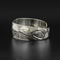 Eagle and Raven - Silver Bracelet